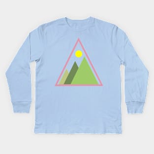 triangle series Kids Long Sleeve T-Shirt